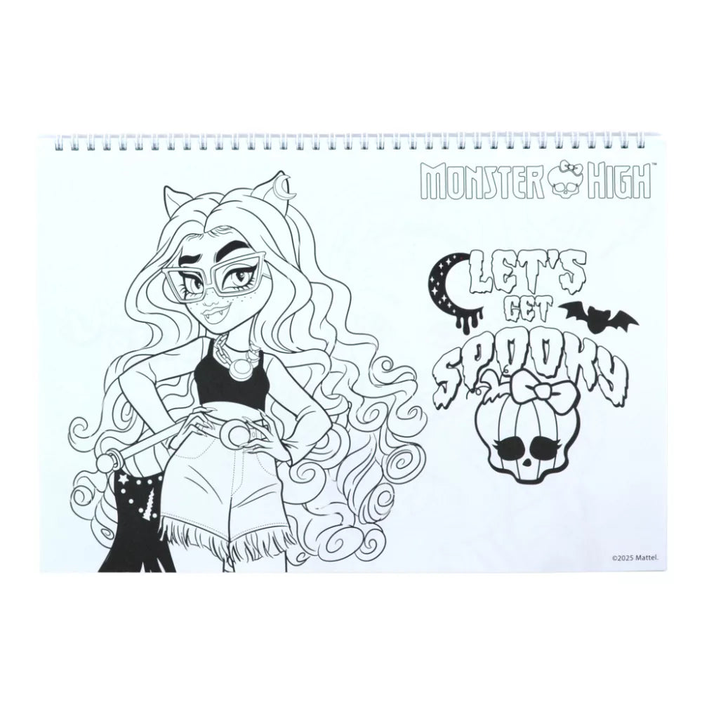 Carnet de croquis à spirale A/4 Monster High