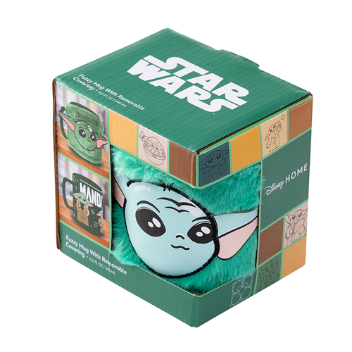 Tasse + housse en peluche Mandalorian 440ml
