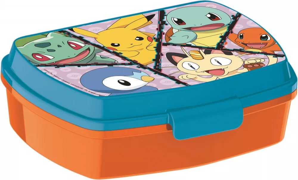 Boîte à sandwich en plastique amusante Pokémon