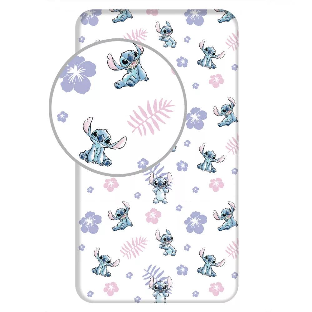 Drap housse 1 personne Stitch