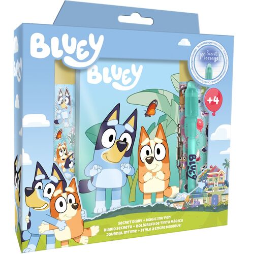 Journal + stylo magique Bluey