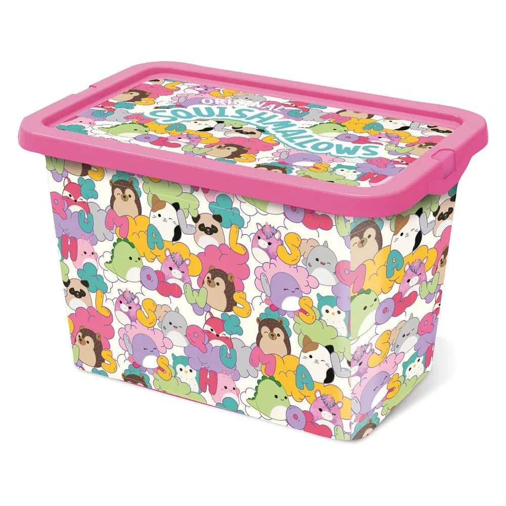 Boîte de rangement en plastique Squishmallows 7 L