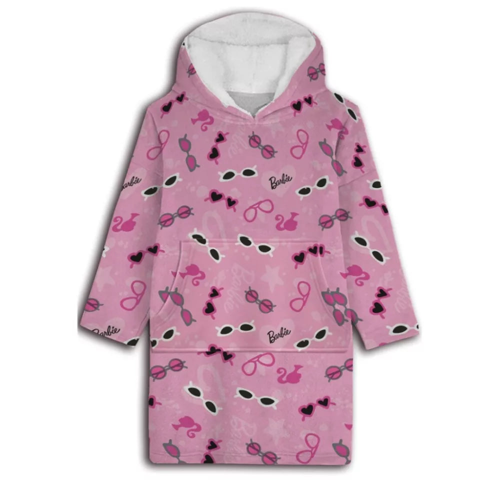 Couverture polaire en peluche pour adulte Barbie