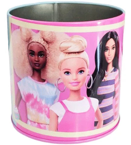 Pot à crayons en métal Barbie