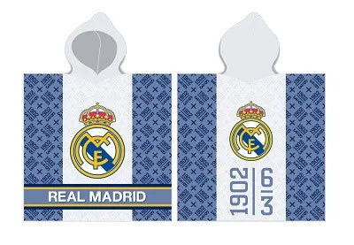 Poncho serviette de plage Real Madrid