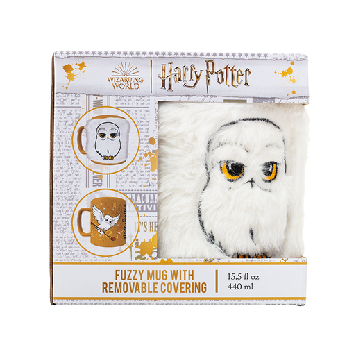 Tasse + housse en peluche Harry Potter 440ml