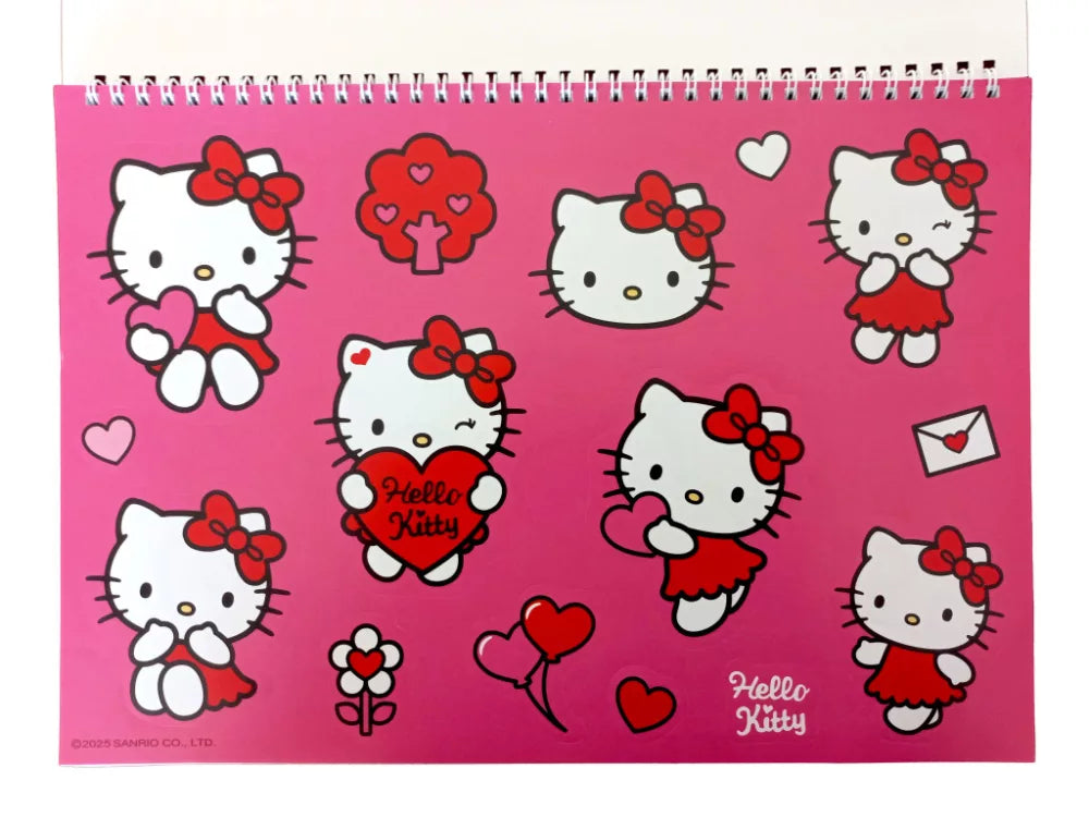 Carnet de croquis à spirale A/4 Hello Kitty