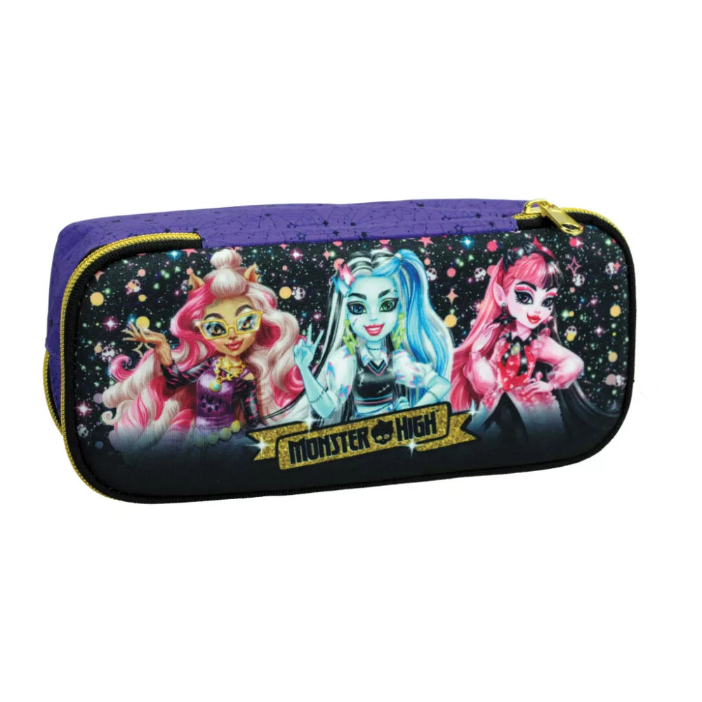 Trousse à crayons Monster High 2 compartiments 26 cm