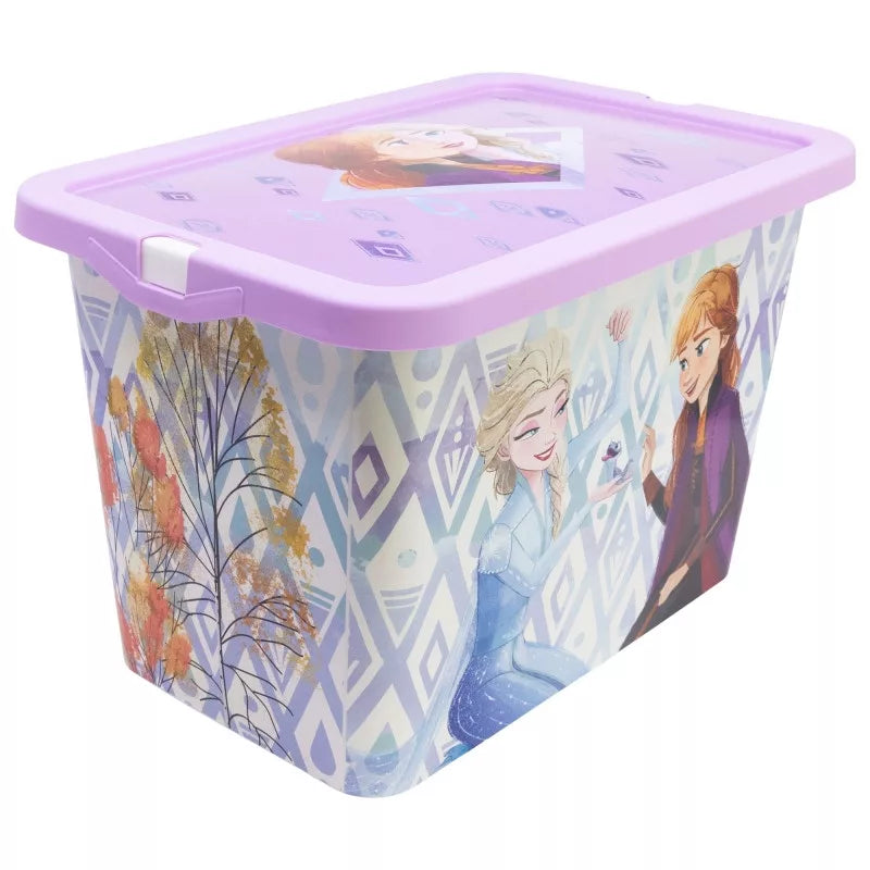 Boîte de rangement en plastique Reine des neiges 7L