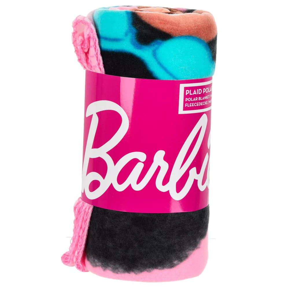Couverture polaire Barbie Squad 100x150cm