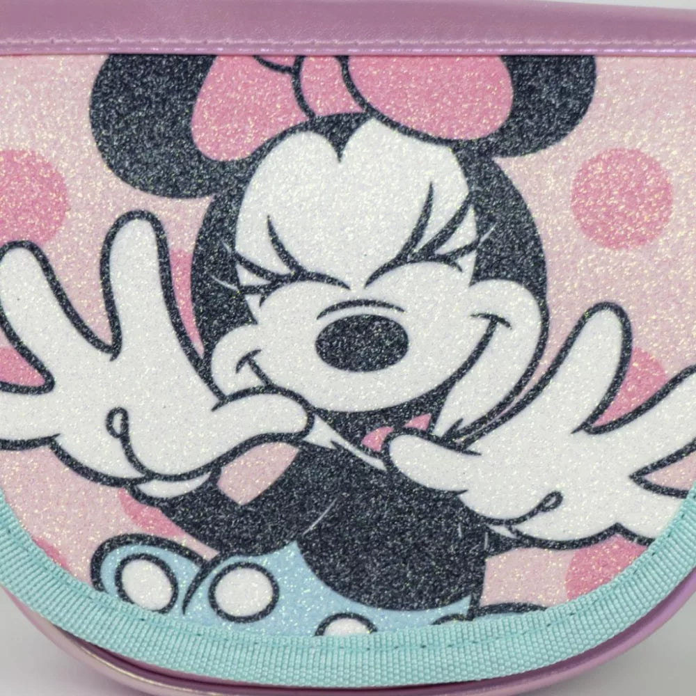 Sacoche à bandoulière pailletée Minnie