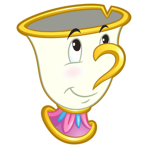 Serviette en microfibre Disney La Belle et la Bête Chip