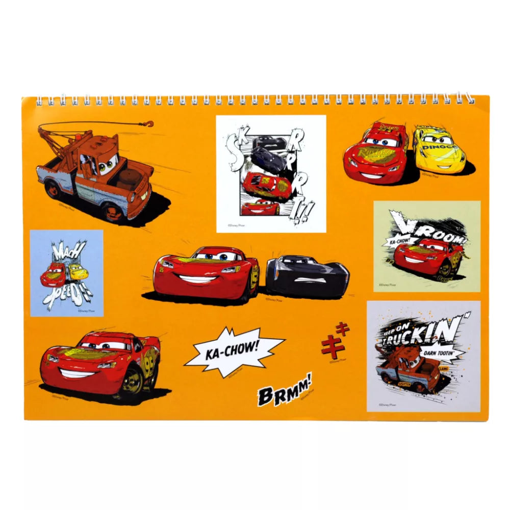 Carnet de croquis à spirale A/4 Cars