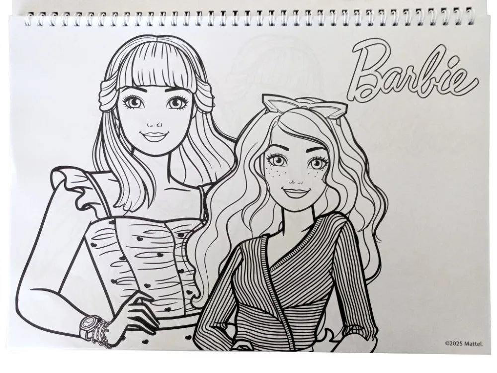 Carnet de croquis à spirale A/4 Barbie