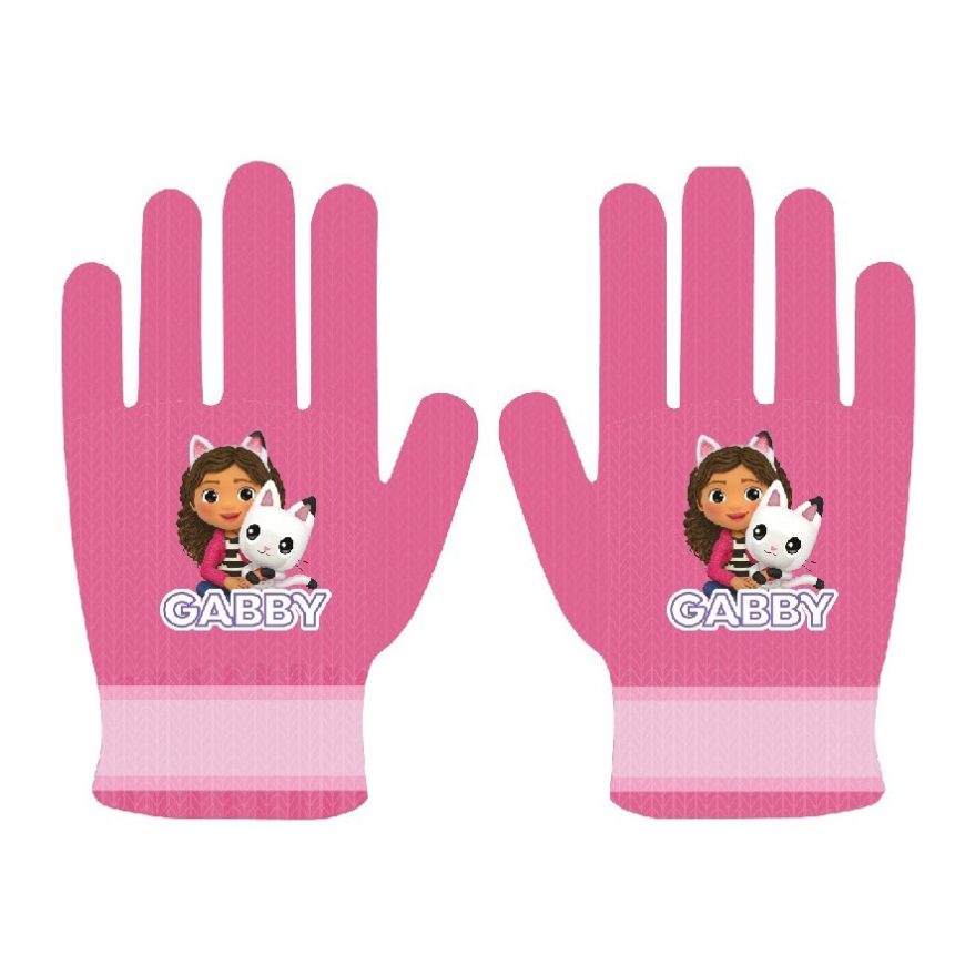 Gants roses pour enfants de Gabby