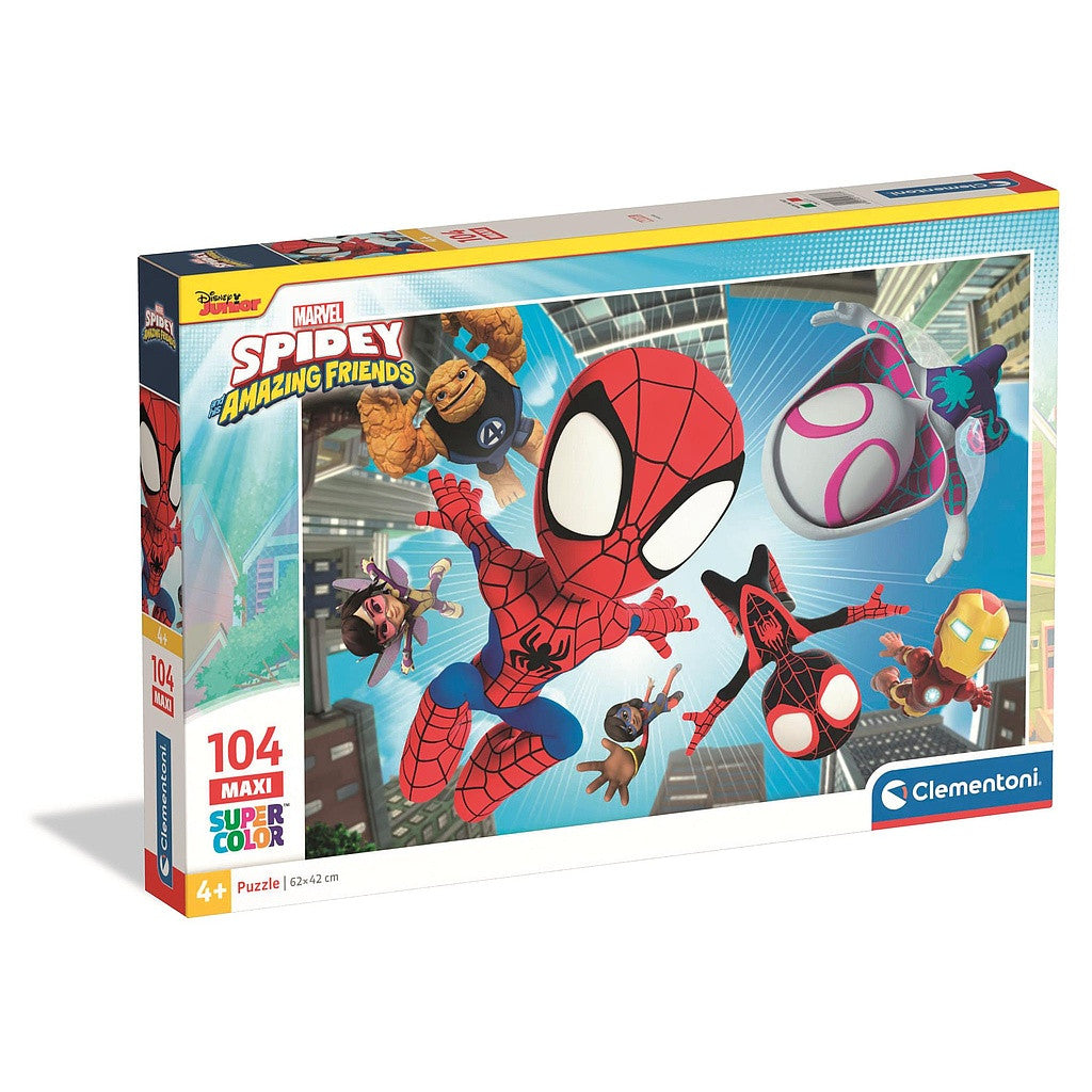 Puzzle maxi Spiderman Spidey 104 pièces Clementoni