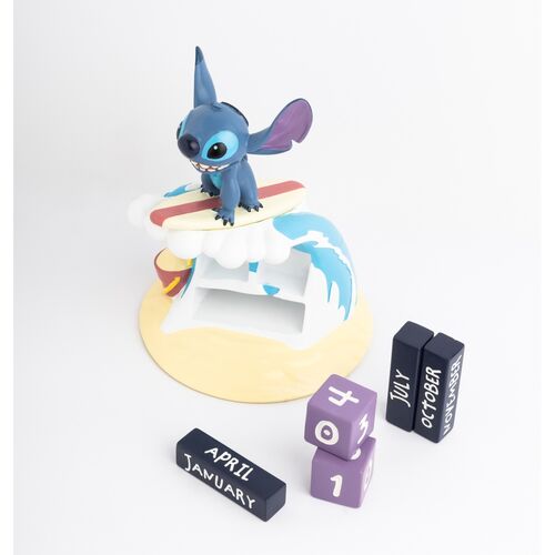 Calendrier perpétuel Disney Surfer Stitch 3D