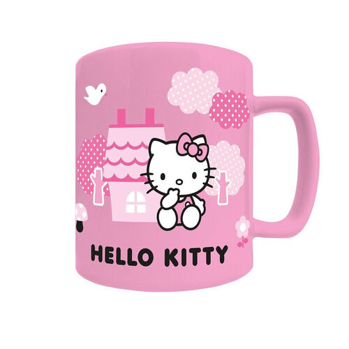 Tasse + housse en peluche Hello Kitty 440ml