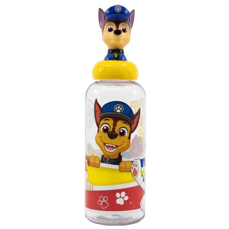 Bouteille avec figurine 3D Pat Patrouille 560ml