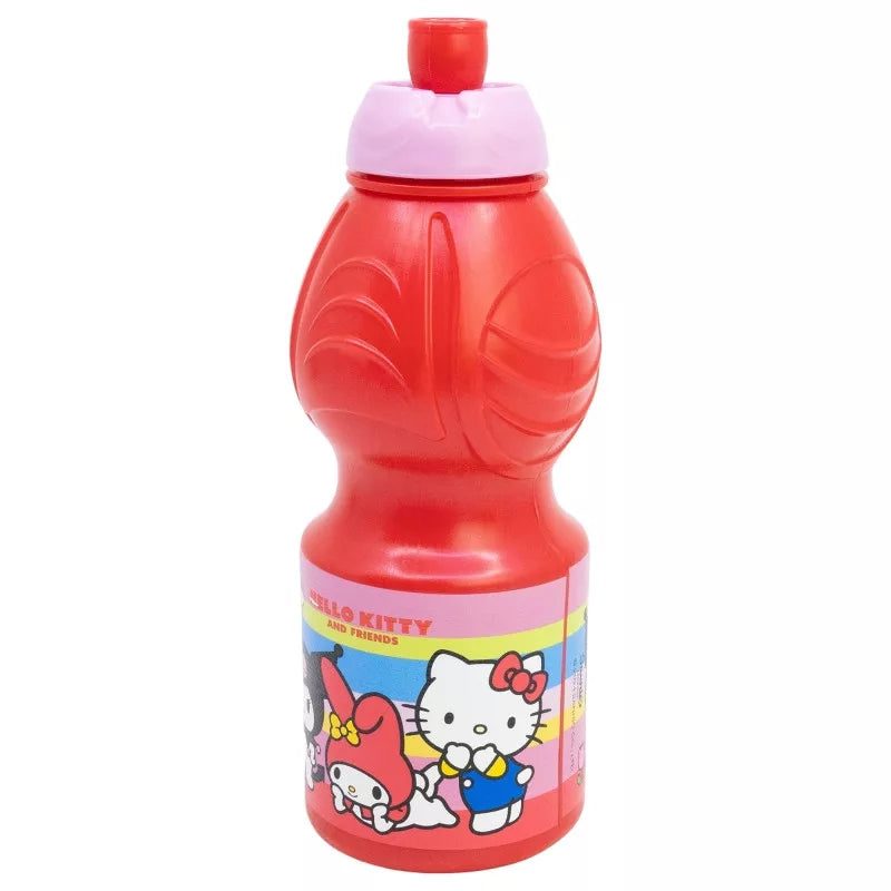 Bouteille de sport en plastique Hello Kitty et ses amis 400 ml