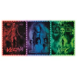 Puzzle Stranger Things Vecna 520 pièces dans un cadre LED Clementoni