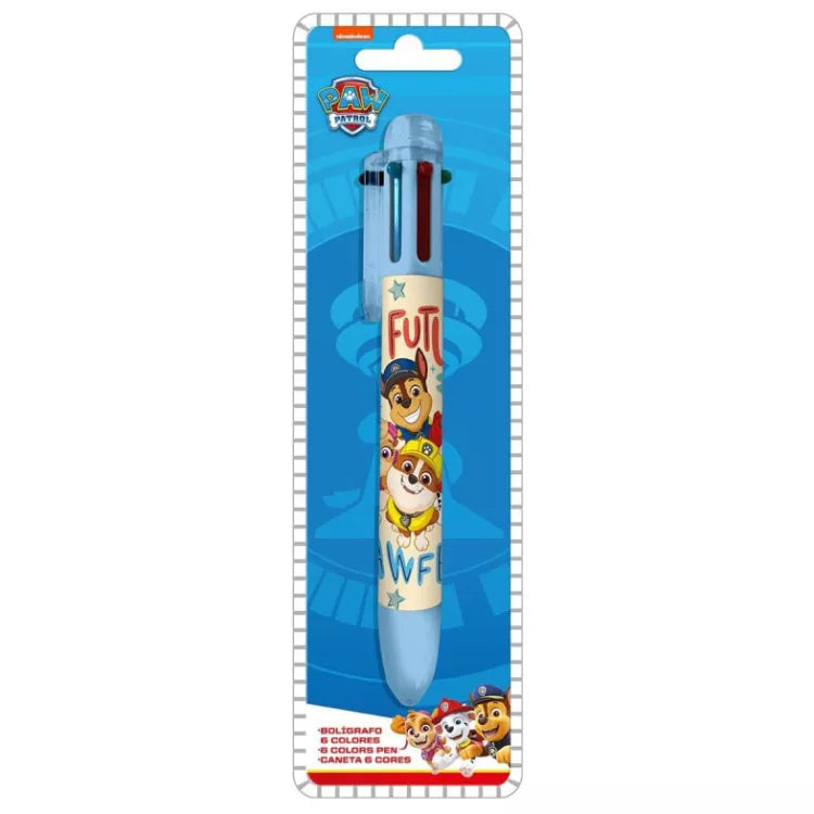Stylo 6 couleurs Pat Patrouille