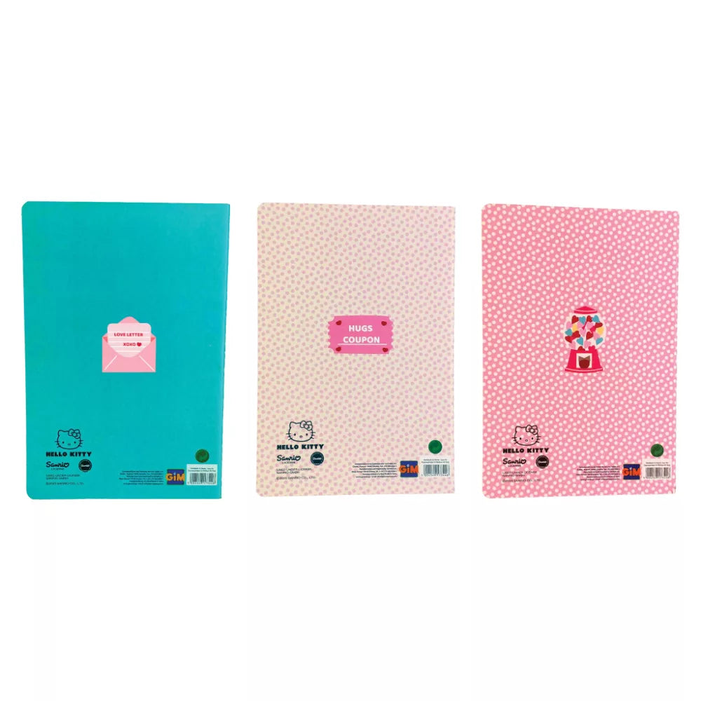 Ensemble de 3 cahiers A5 Hello Kitty