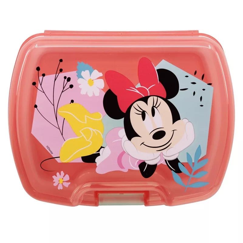 Boîte à sandwich en plastique de qualité supérieure Disney Minnie