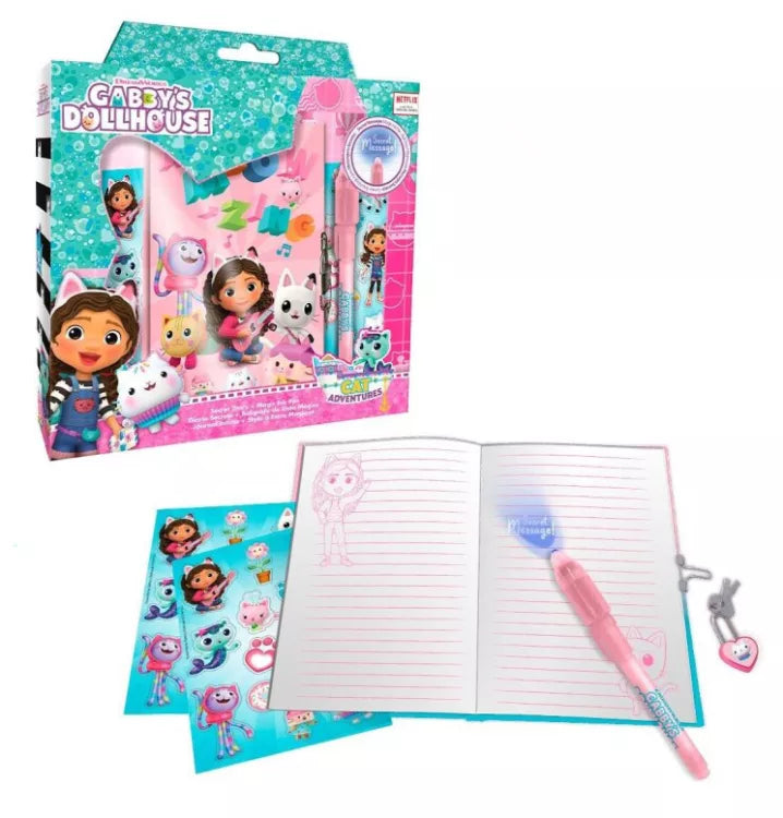Journal intime Gabby + coffret stylo magique