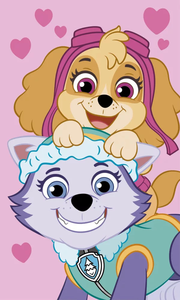 Serviette de toilette 30x50cm Pat patrouille