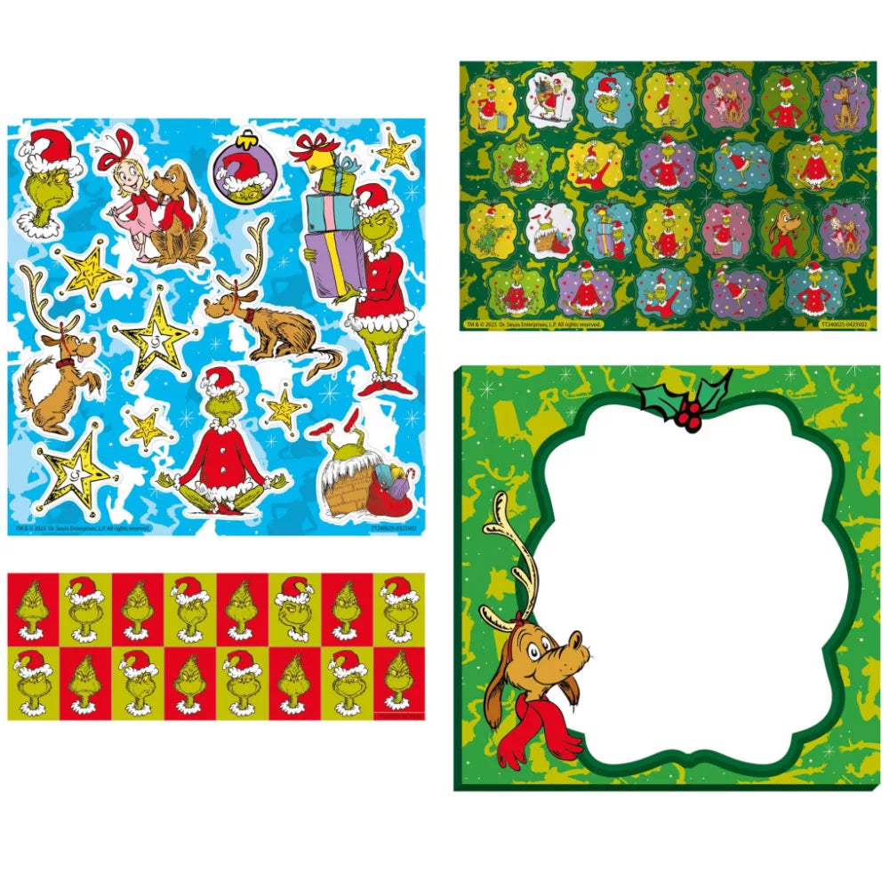 Ensemble d'autocollants Dr Seuss et Le Grinch