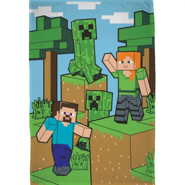 Couverture polaire Minecraft 100x150cm