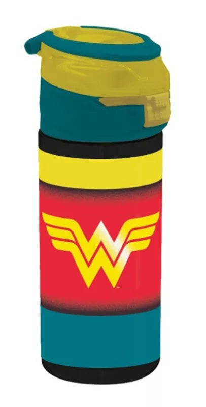 Gourde en plastique avec paille Wonder Woman 532 ml