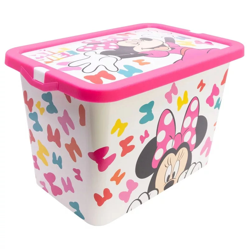 Boîte de rangement en plastique Minnie 7L