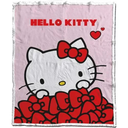 Couverture sherpa Hello Kitty 130x170cm