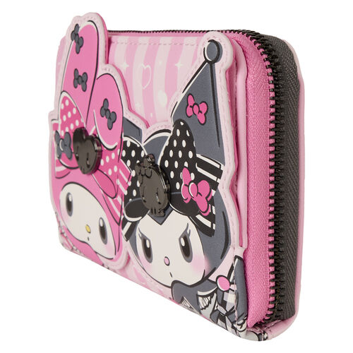 Mon portefeuille Loungefly Melody et Kuromi Sanrio