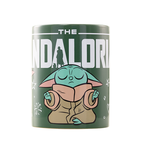 Tasse + housse en peluche Mandalorian 440ml
