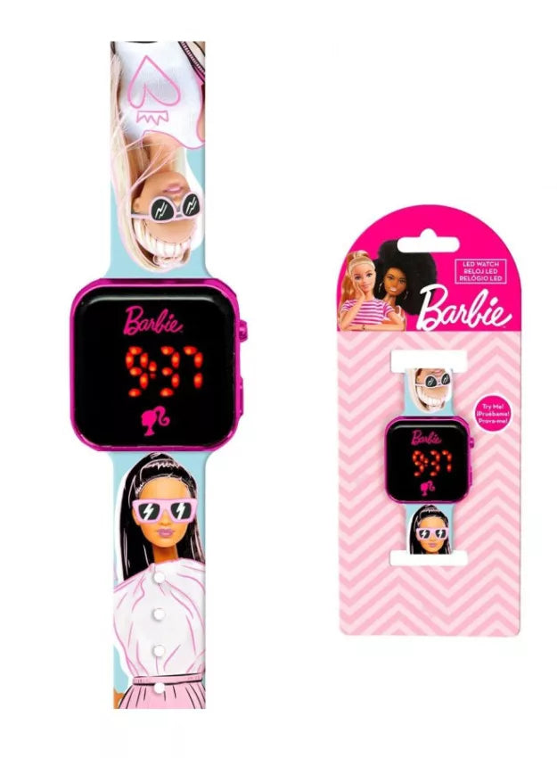 Montre numérique LED Barbie