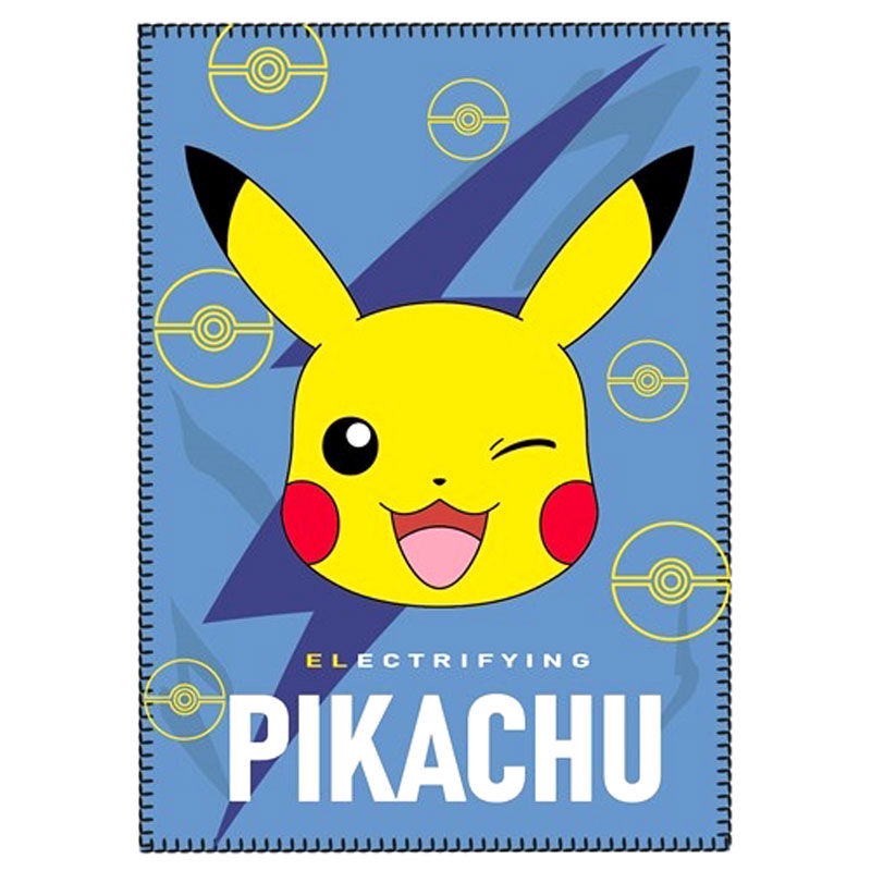 Couverture polaire Pokémon Pikachu