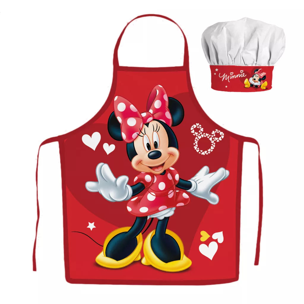 Tablier pour enfant avec toque Minnie