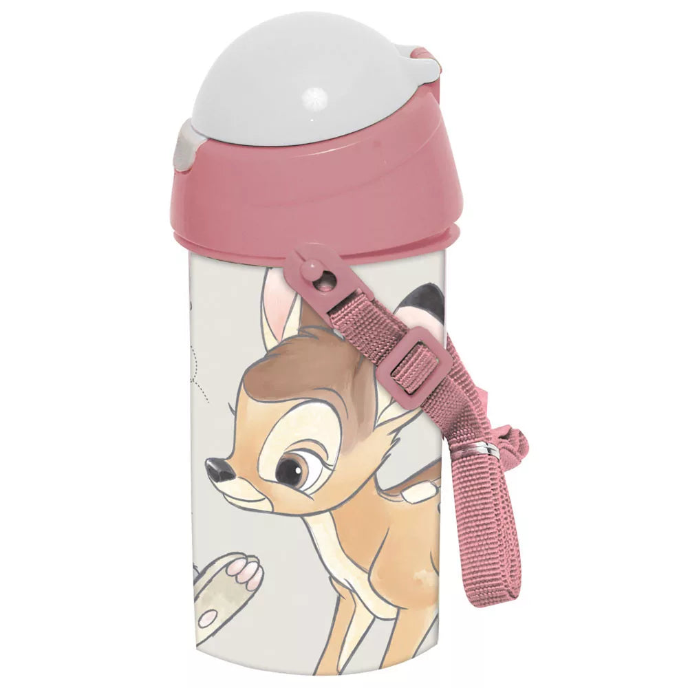 Gourde en plastique avec paille Bambi 500ml
