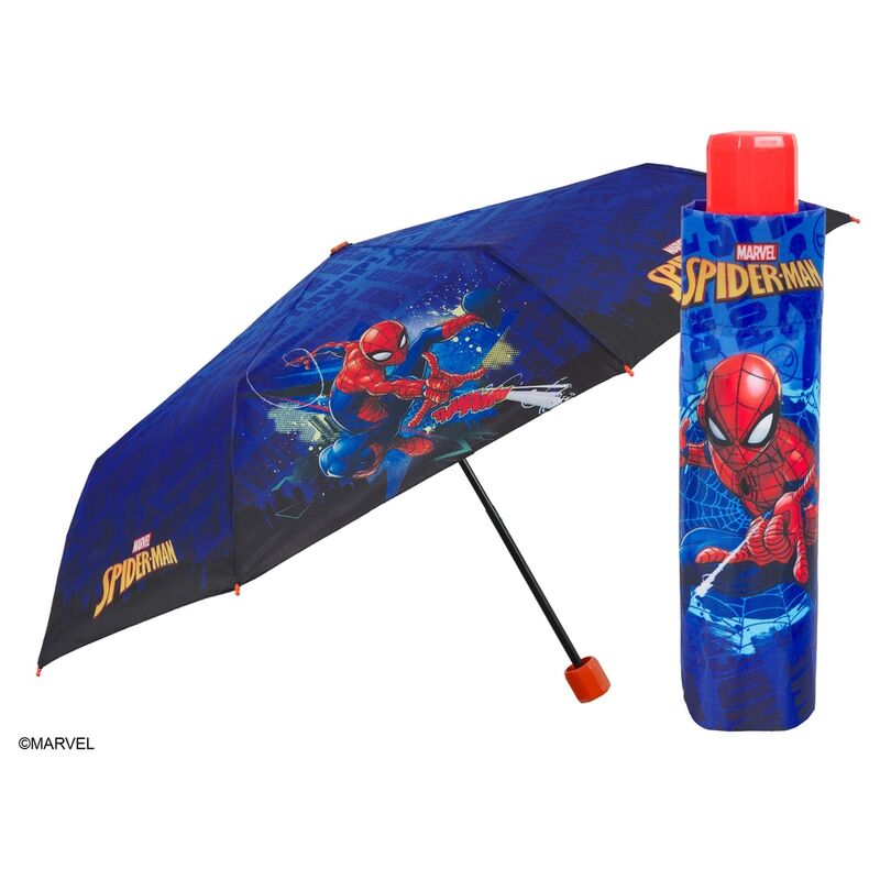 Parapluie pliant manuel Spiderman Marvel 50 cm