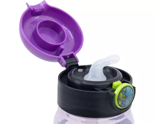 Gourde en plastique avec paille Mercredi Addams 510ml