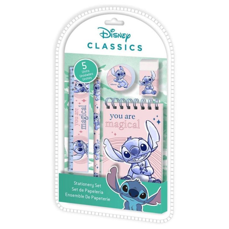 Ensemble de papeterie magique Stitch 5 pièces