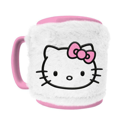 Tasse + housse en peluche Hello Kitty 440ml