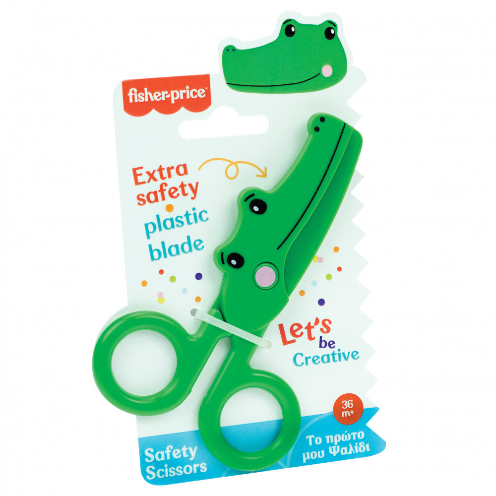 Ciseaux de sécurité crocodile Fisher-Price 13 cm