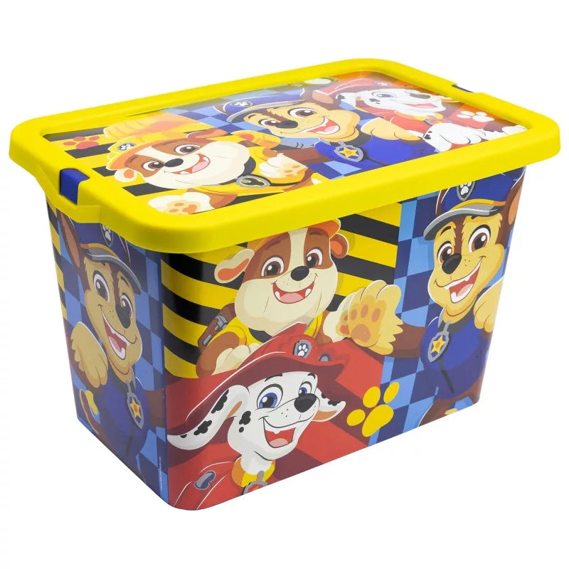 Boîte de rangement en plastique Pat patrouille 7L