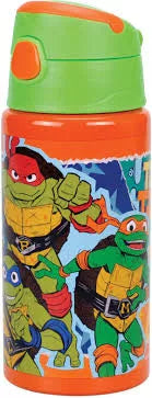Bouteille en aluminium avec paille Tortues Ninja 500 ml