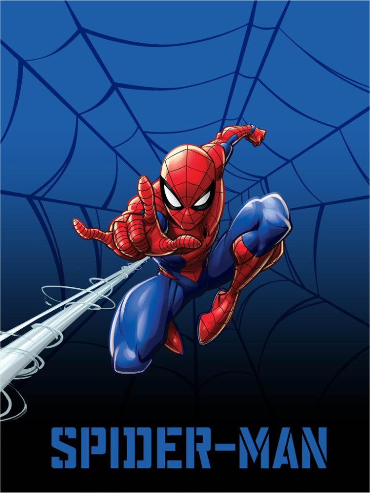 Couverture polaire Spiderman 150x200cm