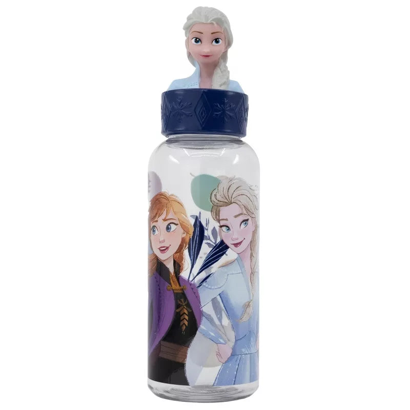Bouteille avec figurine 3D Reine des neiges 560ml